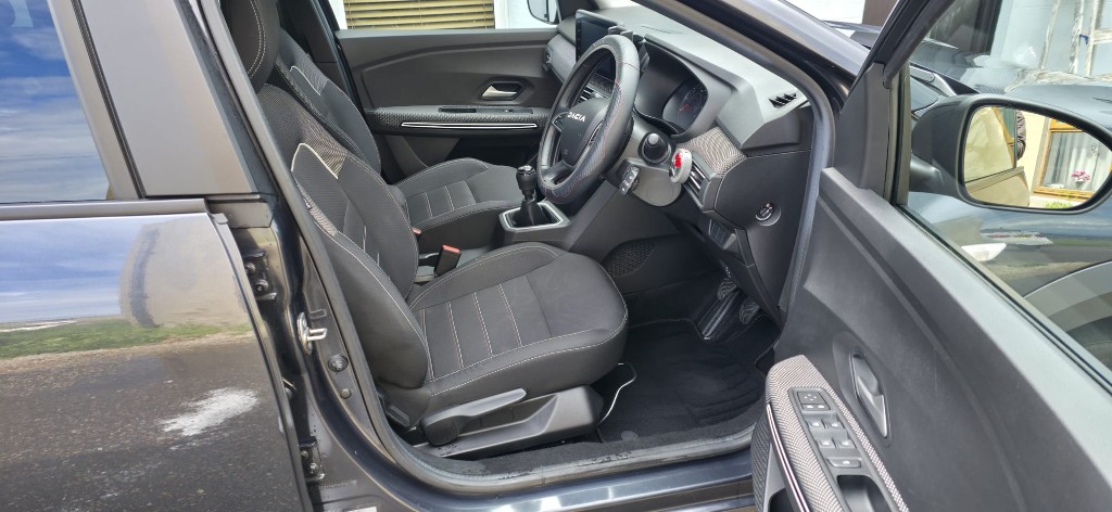 Clean front footwell and seats after an interior clean